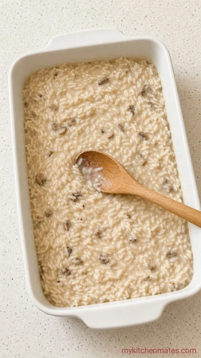 Step 2: Combine the Rice and Soup