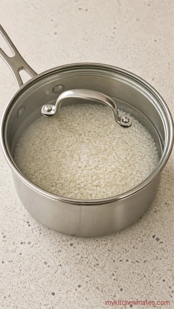 Step 2: Combine the Rice and Water
