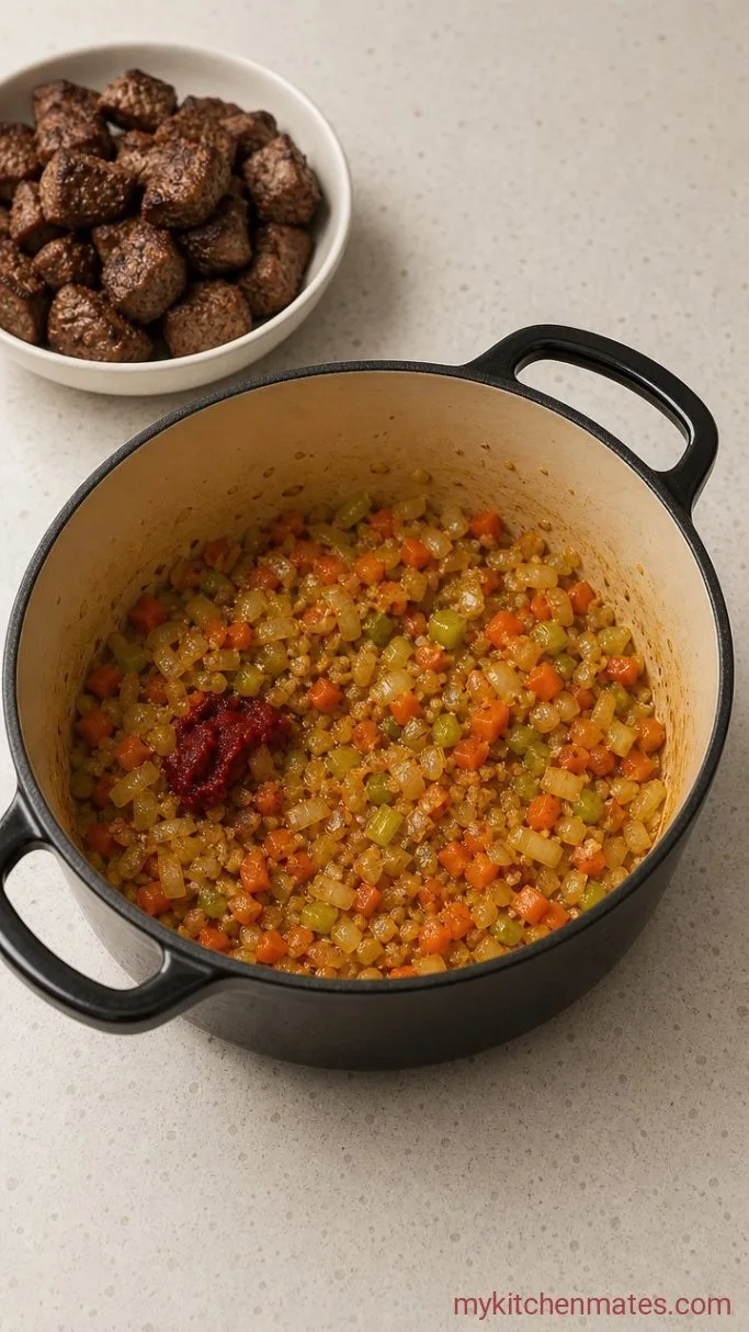Step 2: Cook the Aromatics