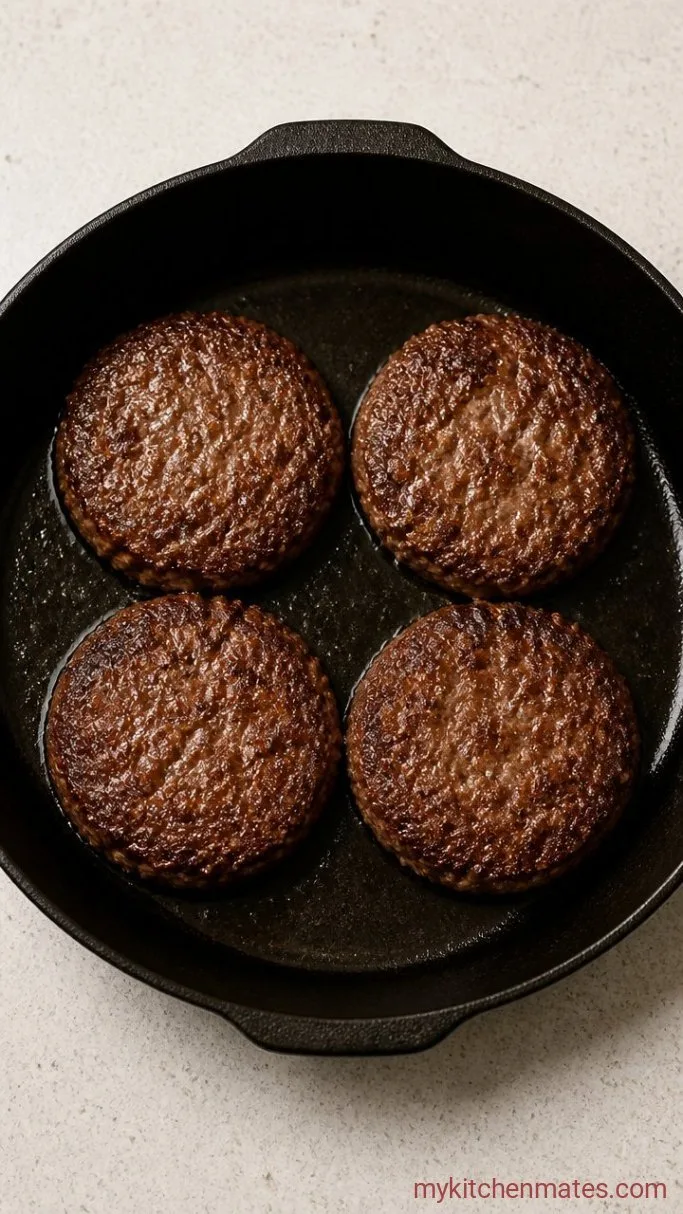 Step 2: Cook the Beef Patties