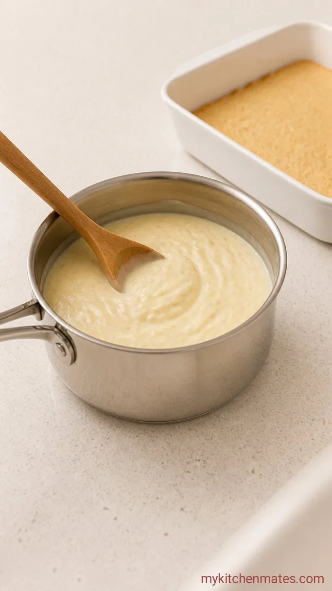 Creamy Coconut Cream Pie Bars with Toasted Coconut Step 2: Cook the Coconut Custard