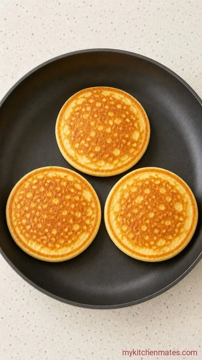 Quick And Easy Banana Oatmeal Pancakes Step 2: Cook the Pancakes
