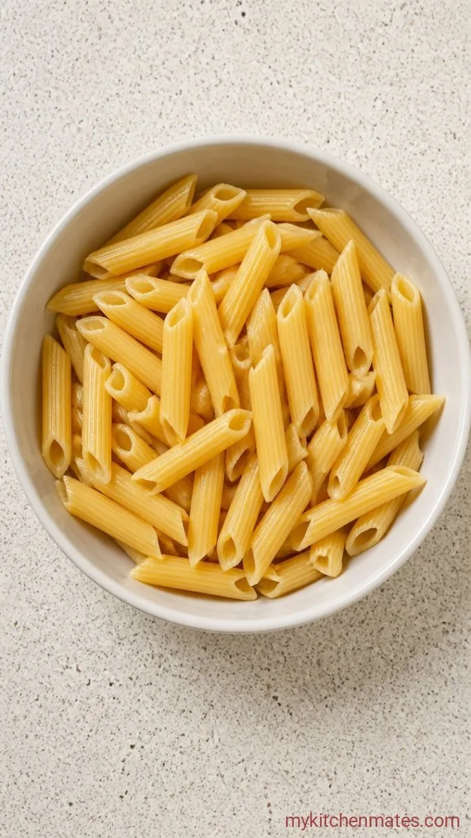 Creamy Grilled Chicken Pasta with Parmesan Sauce Step 2: Cook the Pasta