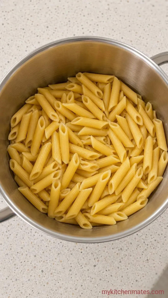 15-Minute Sundried Tomato Pesto Pasta Step 2: Cook the Pasta