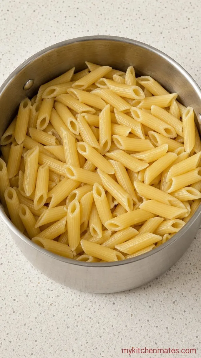 30-Minute Veggie Pesto Pasta Step 2: Cook the Pasta