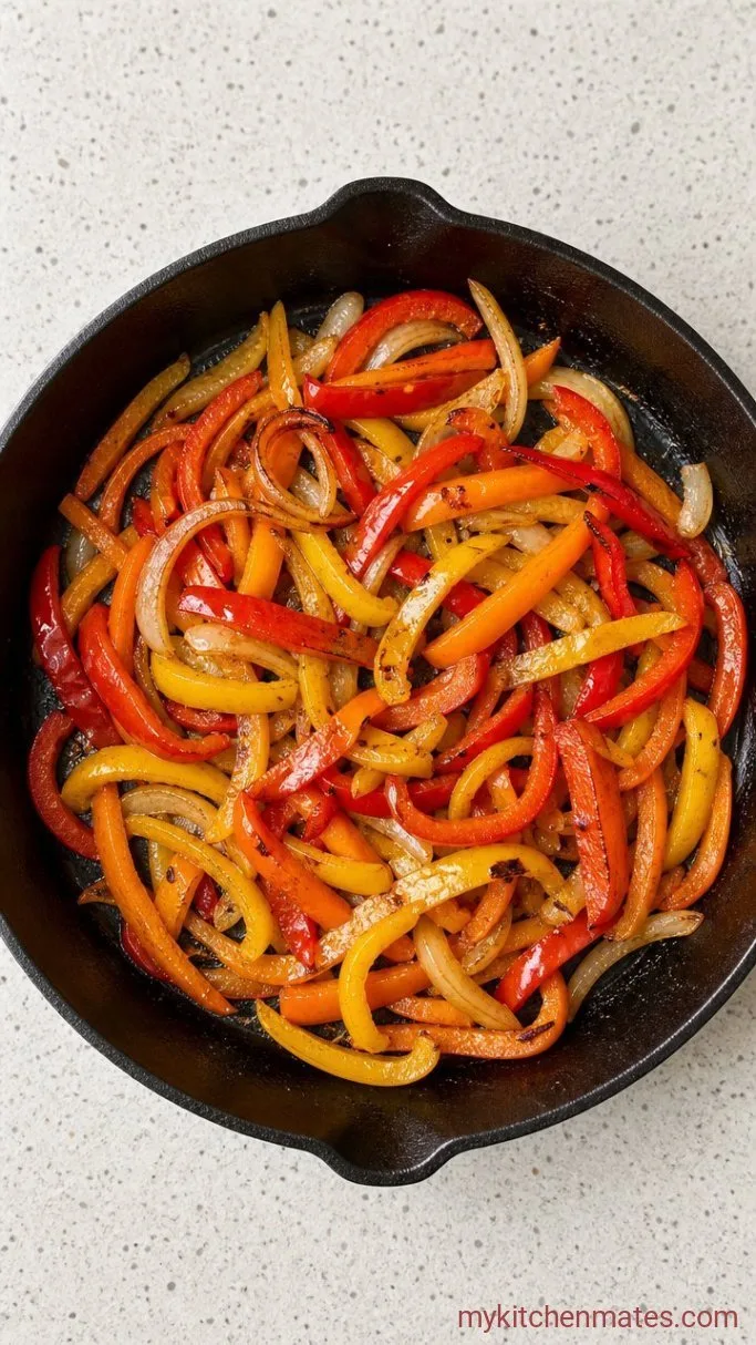 Step 2: Cook the Peppers and Onions