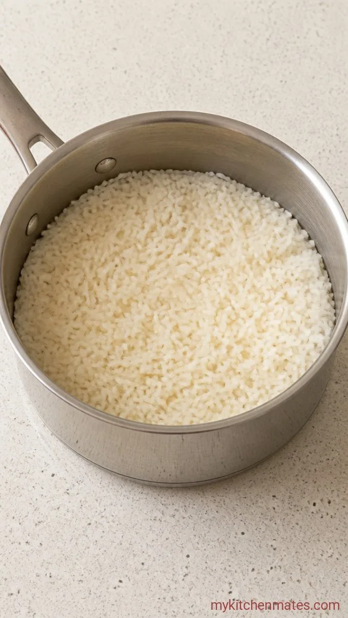 Creamy Mexican Rice Pudding (Arroz con Leche) Step 2: Cook the Rice in Water