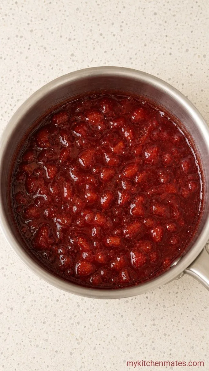 Step 2: Cook the Strawberry Sauce