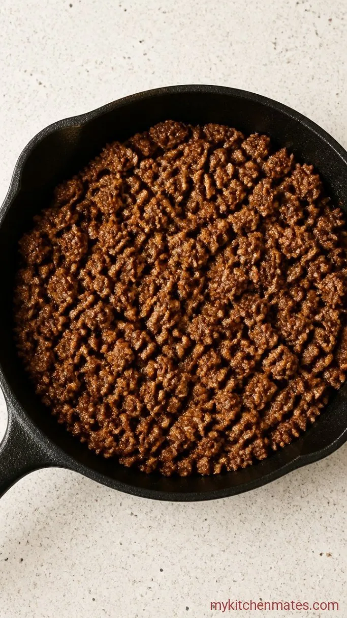 Crispy Sheet Pan Taco Pizza (Ready in 30 Minutes) Step 2: Cook the Taco Meat