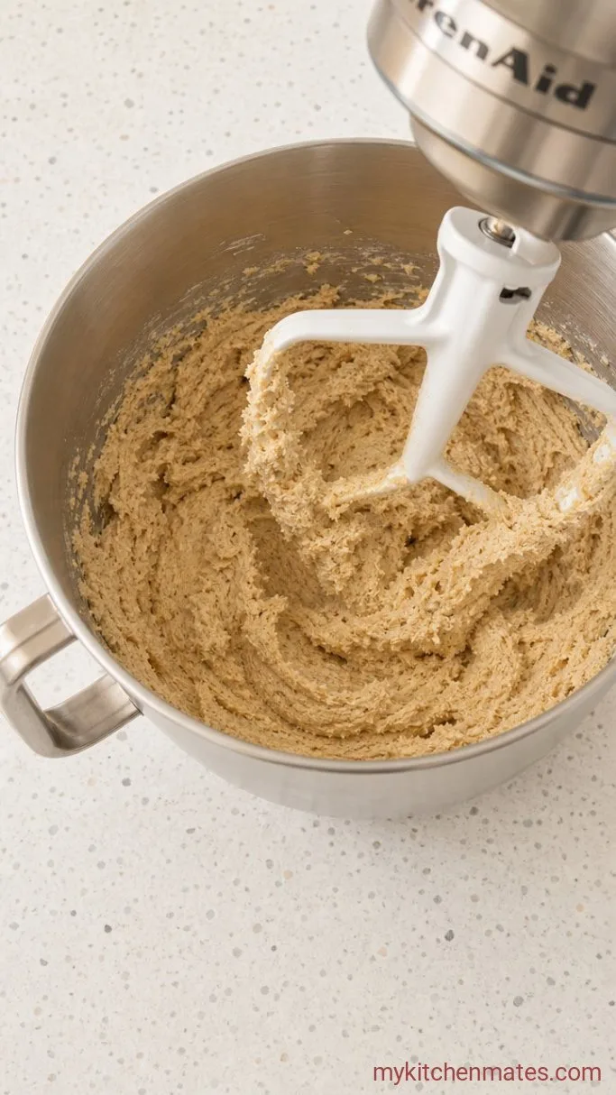 Decadent Cookie Dough Cake (No Raw Eggs) Step 2: Cream the Butter and Sugar for the Cake