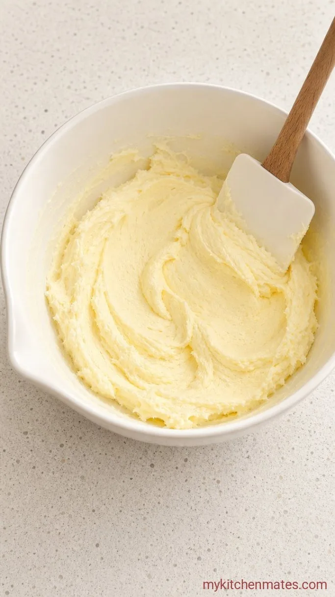 Strawberry Shortcake Cupcakes Step 2: Cream the Butter and Sugar