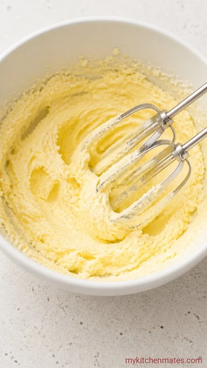 Red Velvet Bundt Cake with Cream Cheese Glaze Step 2: Cream the Butter and Sugar