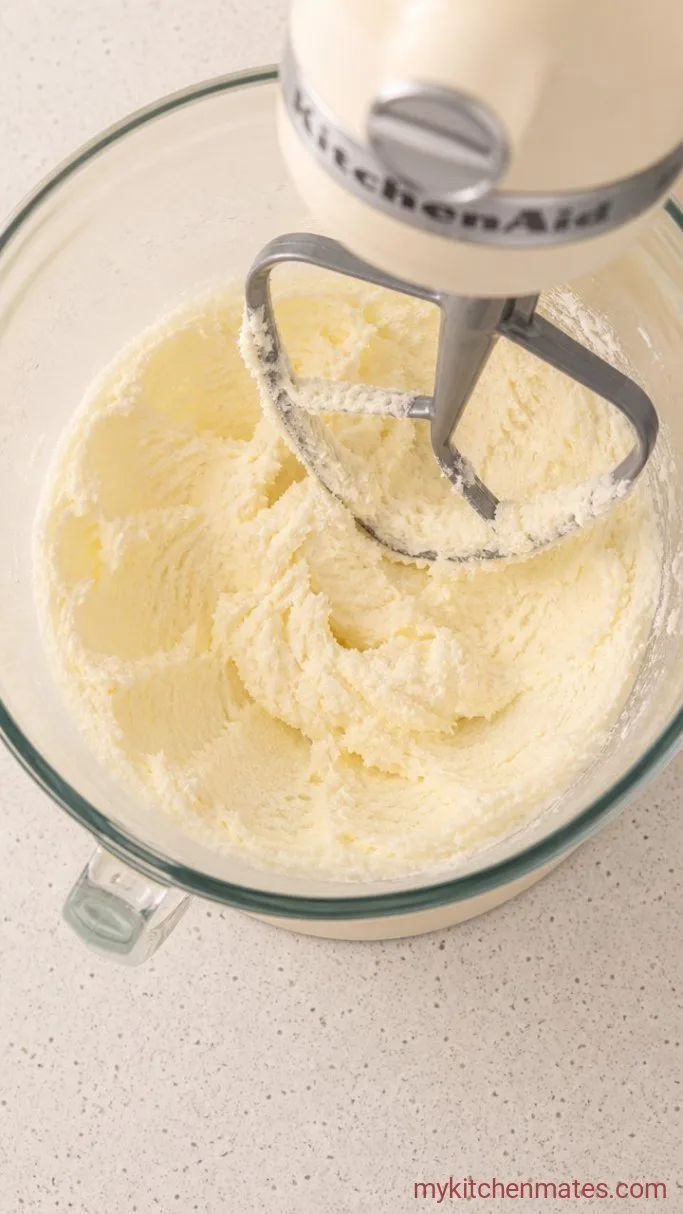 Tender Strawberry Coffee Cake with Brown Sugar Streusel Step 2: Cream the Butter and Sugar