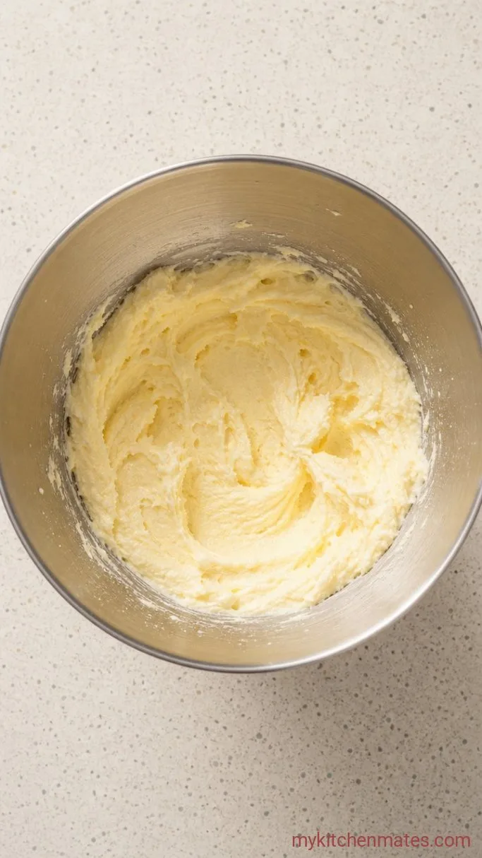 Moist Chocolate Sour Cream Pound Cake Step 2: Cream the Butter and Sugar