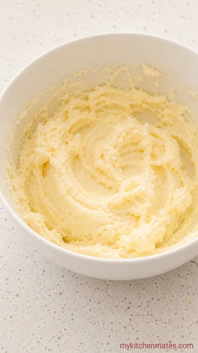 Peach Cobbler Bundt Cake with a Buttery Cinnamon Topping Step 2: Cream the Butter and Sugar