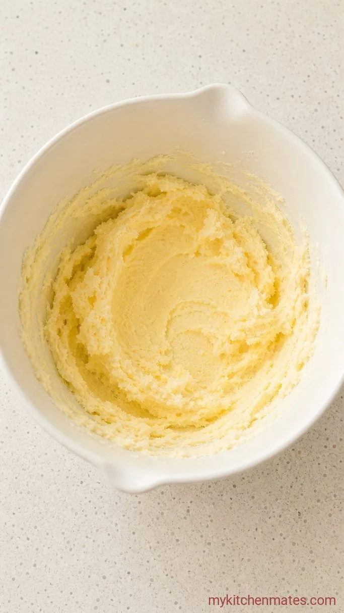 Tart and Moist Key Lime Bundt Cake with Lime Glaze Step 2: Cream the Butter and Sugar