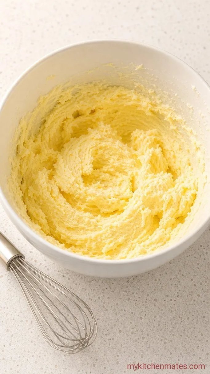 Cream Cheese Filled Bundt Cake Step 2: Cream the Butter and Sugar