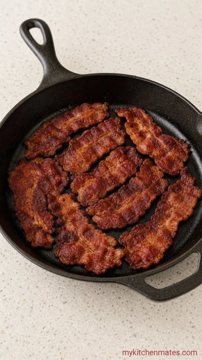 Creamy Jalapeno Popper Potato Salad Step 2: Crisp the Bacon