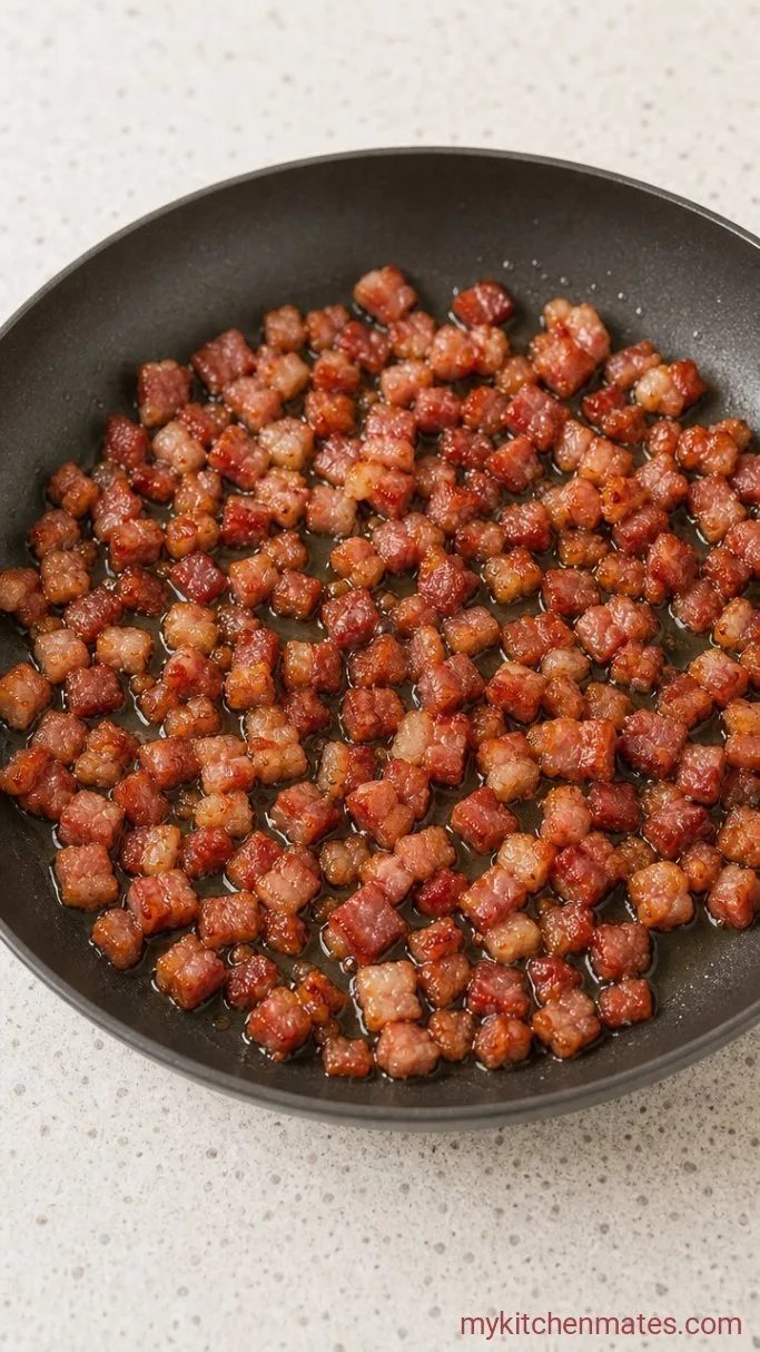 Step 2: Crisp the Pancetta