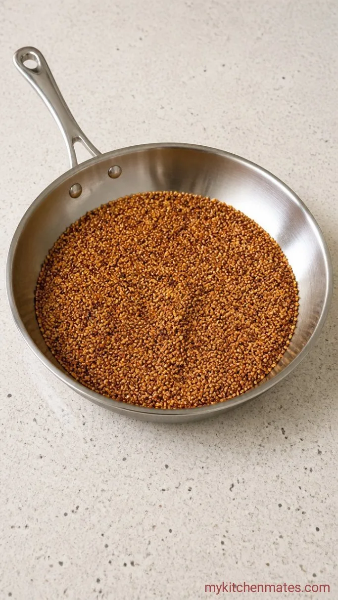 Step 2: Crisp the Quinoa