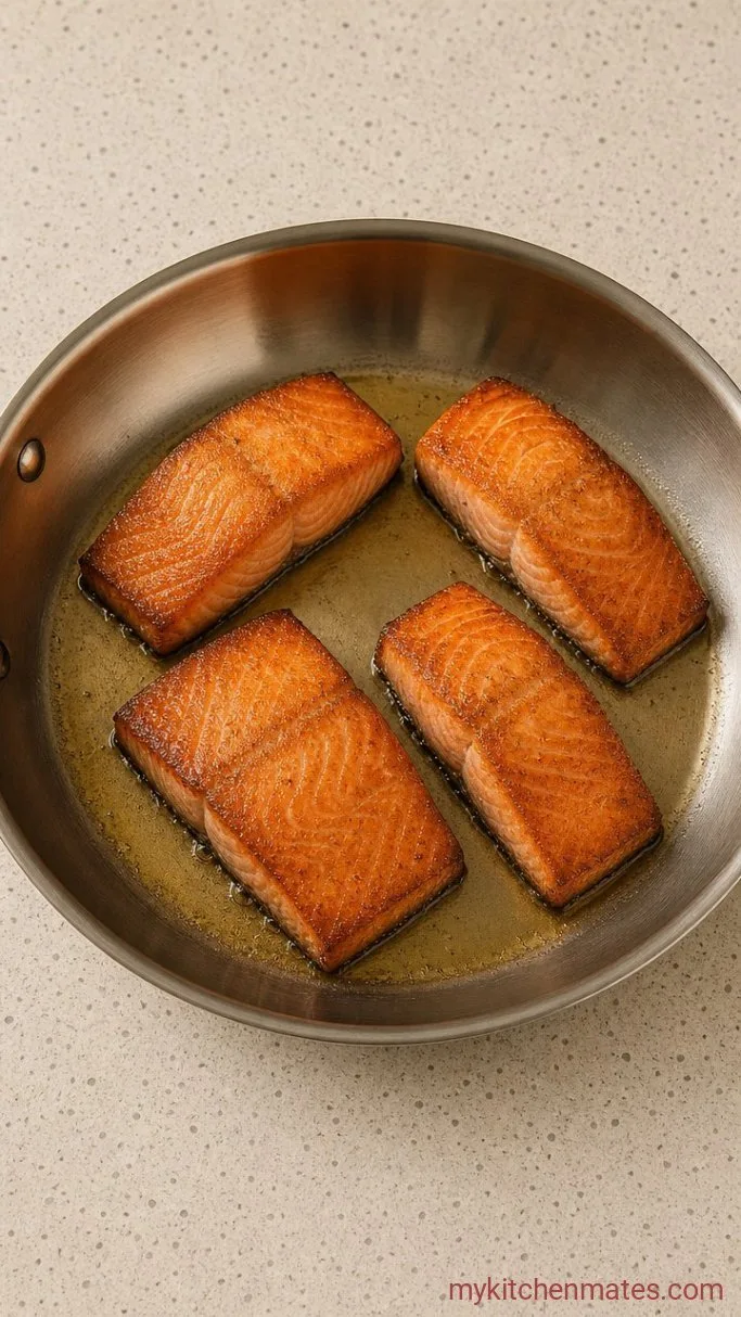 Step 2: Crisp the Salmon