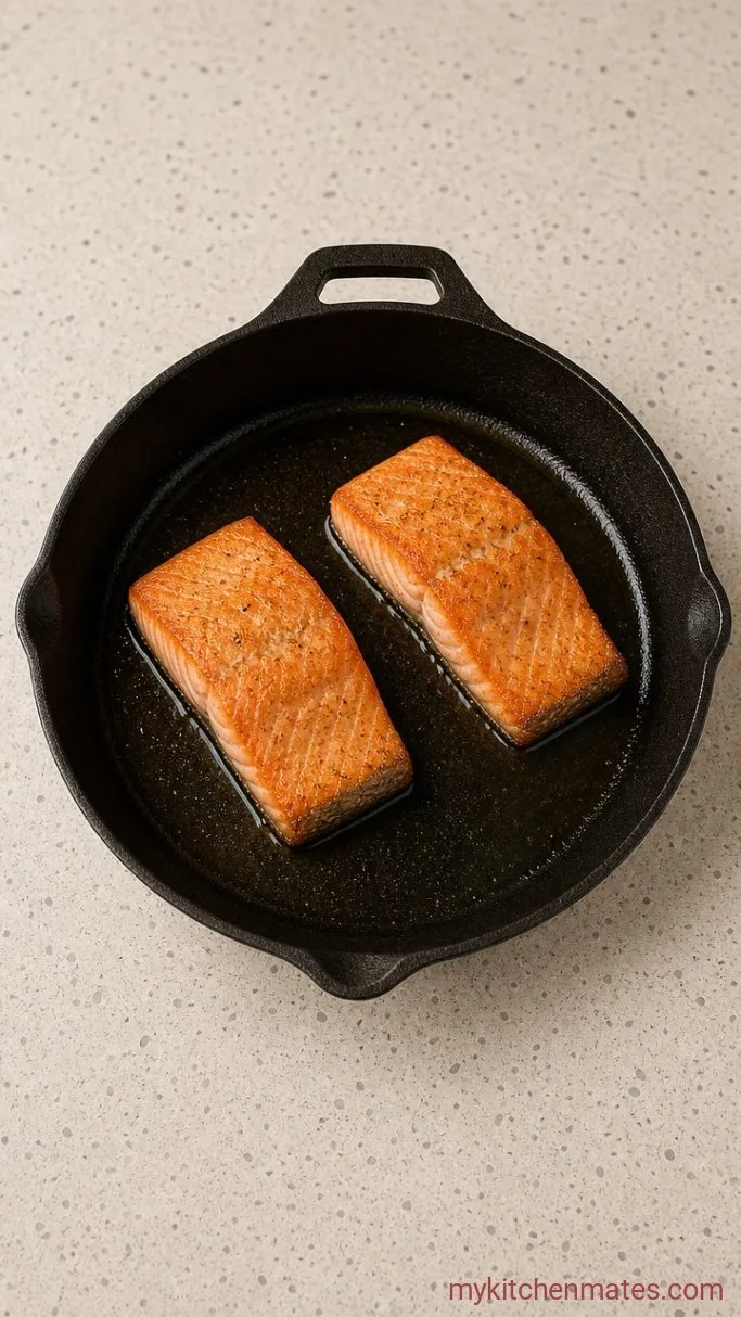 Crispy-Skinned Salmon a la Plancha in 15 Minutes Step 2: Crisp the Skin
