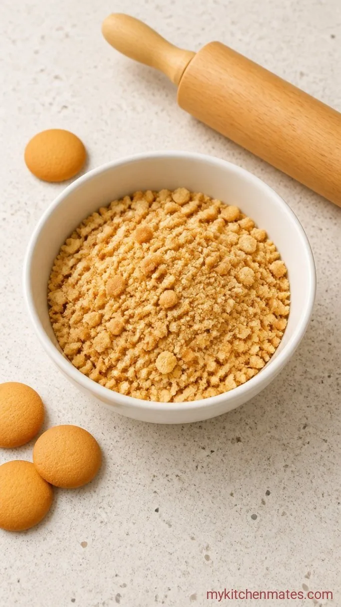 Quick No-Bake Pudding Parfait Cups Step 2: Crush the Cookies