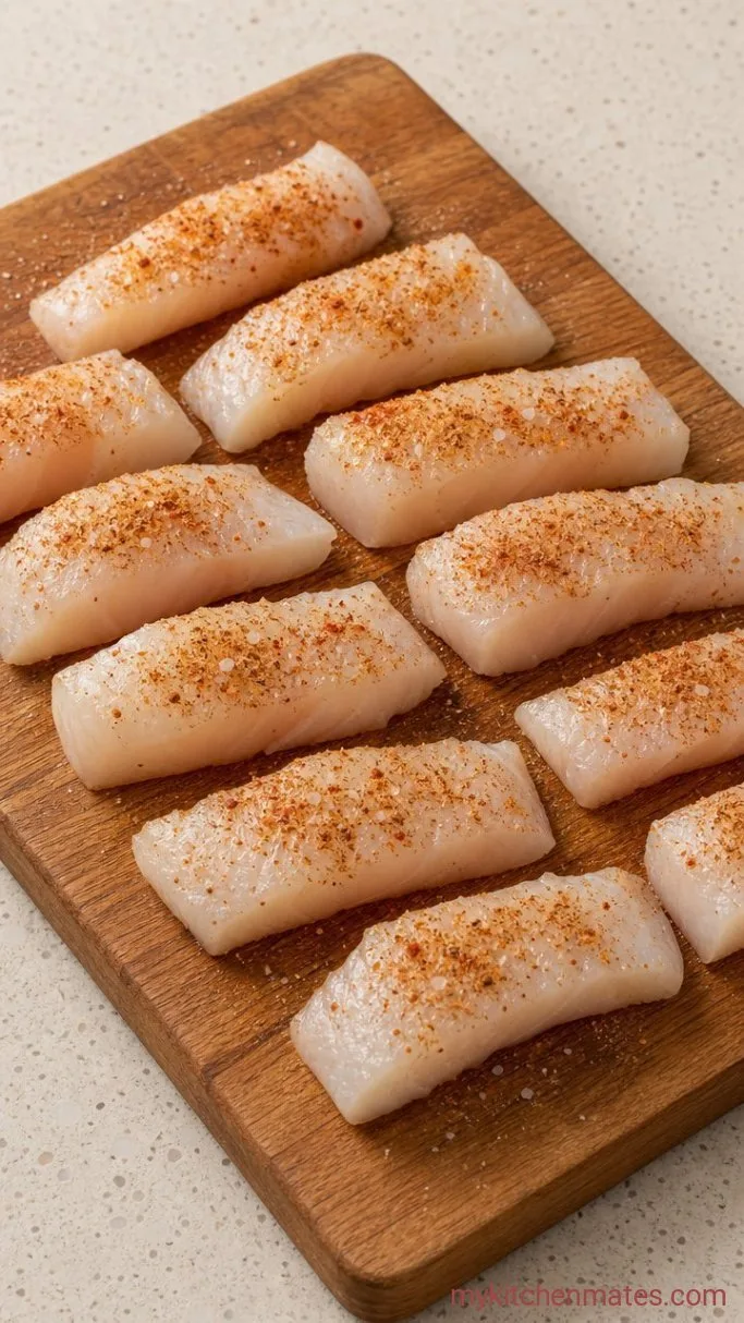 Step 2: Cut and Season the Cod