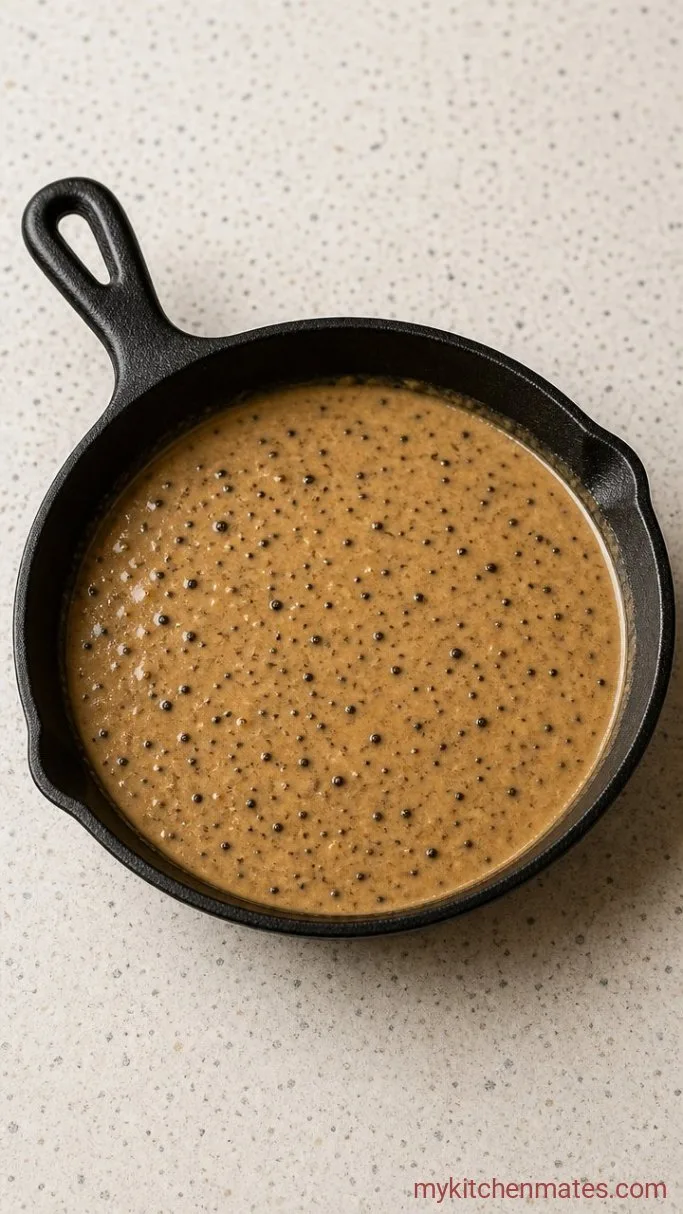 Step 2: Deglaze and Simmer the Sauce