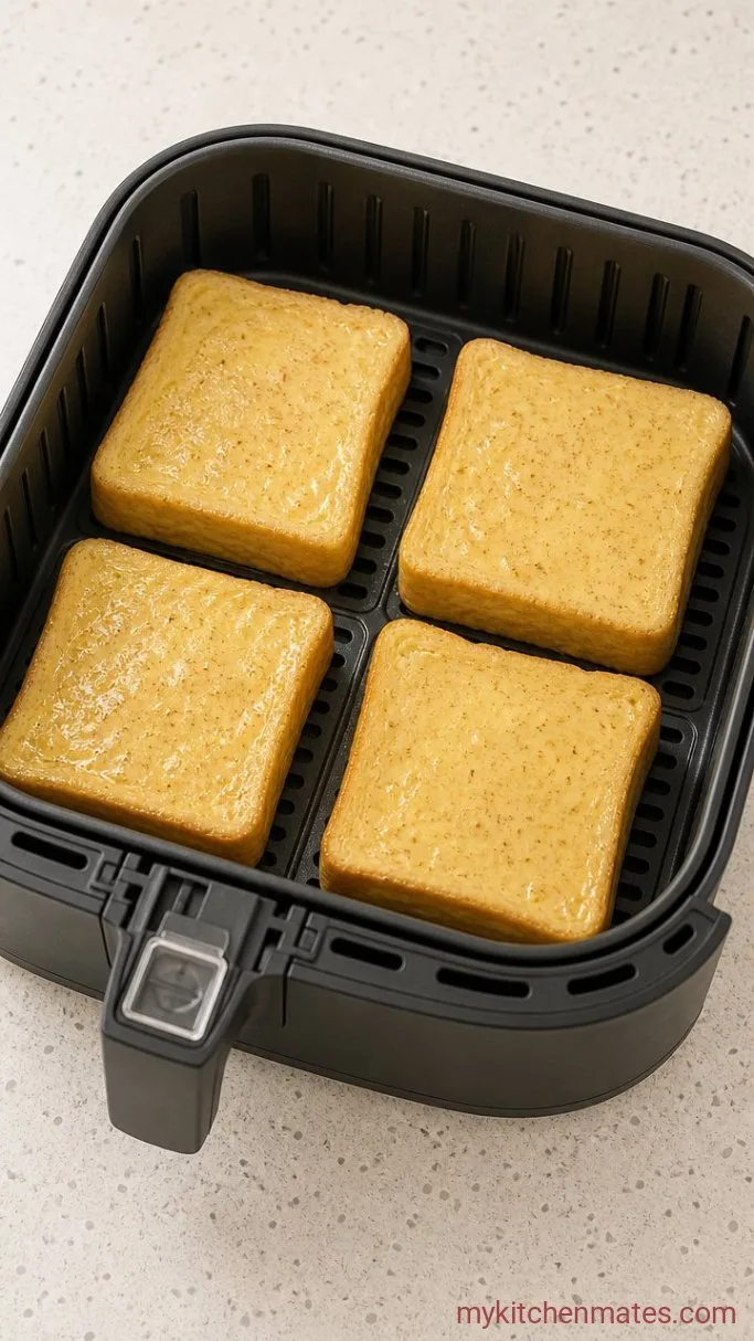 Quick Crispy Air Fryer French Toast Step 2: Dip the Bread