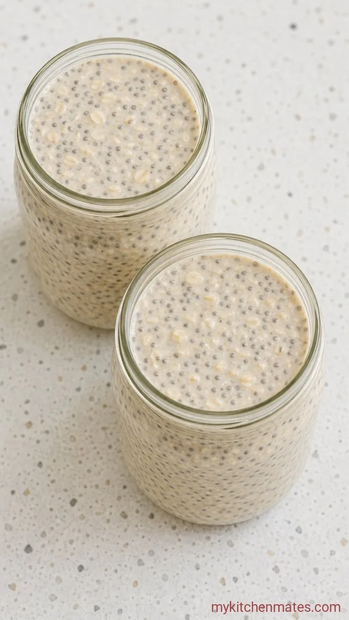 Creamy Gluten Free Overnight Oats (Ready in 5 Minutes) Step 2: Divide Into Jars