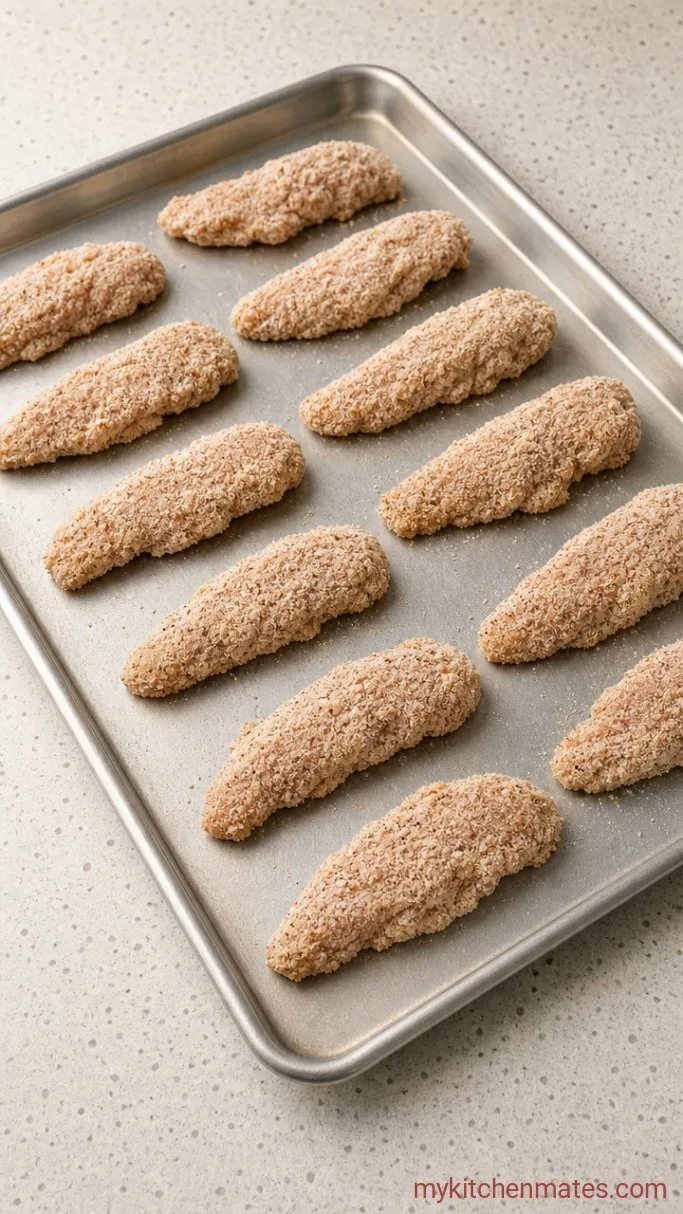 Step 2: Dredge the chicken in flour