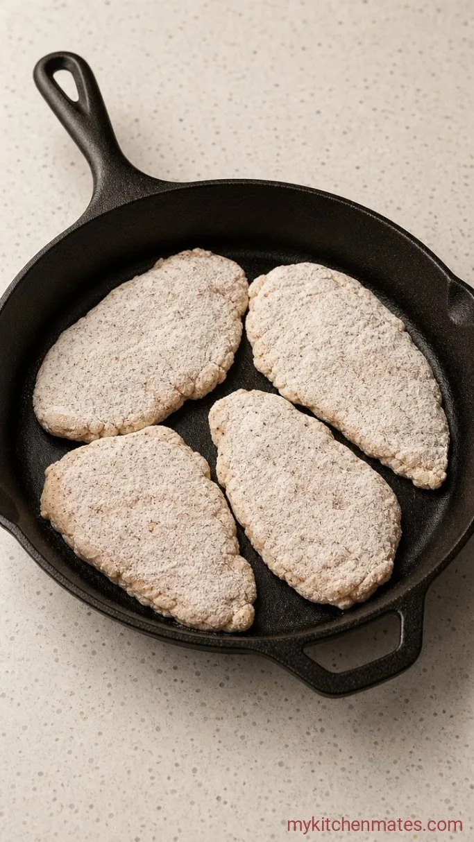 Step 2: Dredge the Cutlets