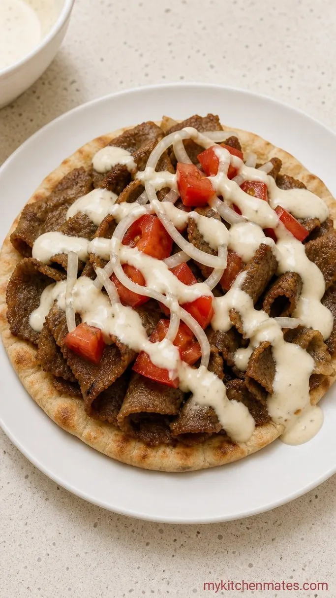 Step 2: Drizzle Over the Donair and Serve