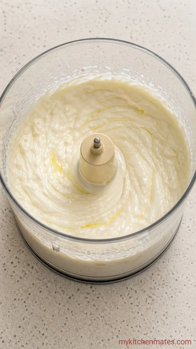 Step 2: Emulsify with oil and lemon