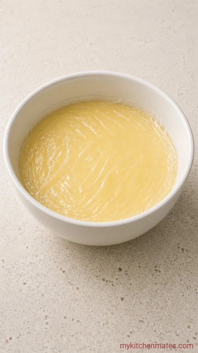 Homemade Banana Cream Pudding Step 2: Enrich and Cool the Pudding