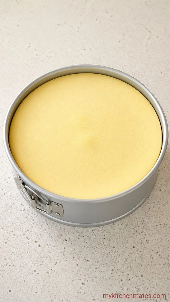 Step 2: Fill and Bake the Cheesecake