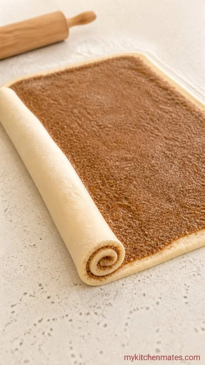 Step 2: Fill and Roll the Dough