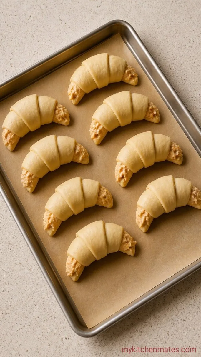 Step 2: Fill the Crescent Rolls