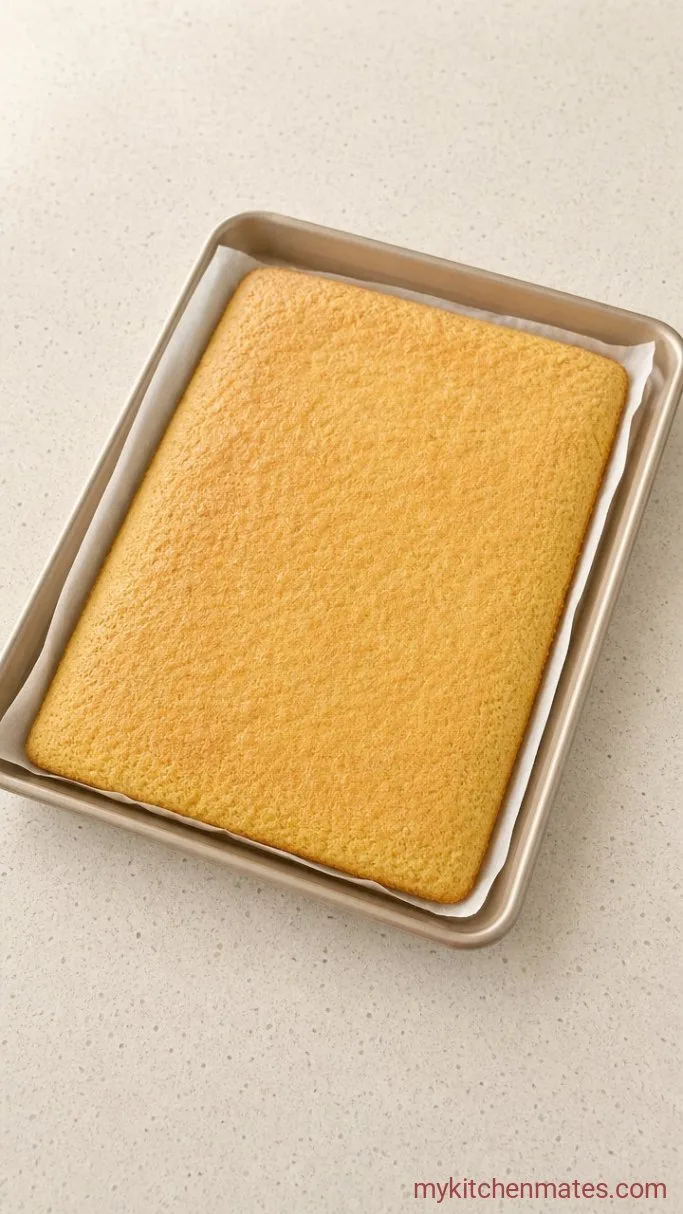 Step 2: Fold and Bake the Sponge