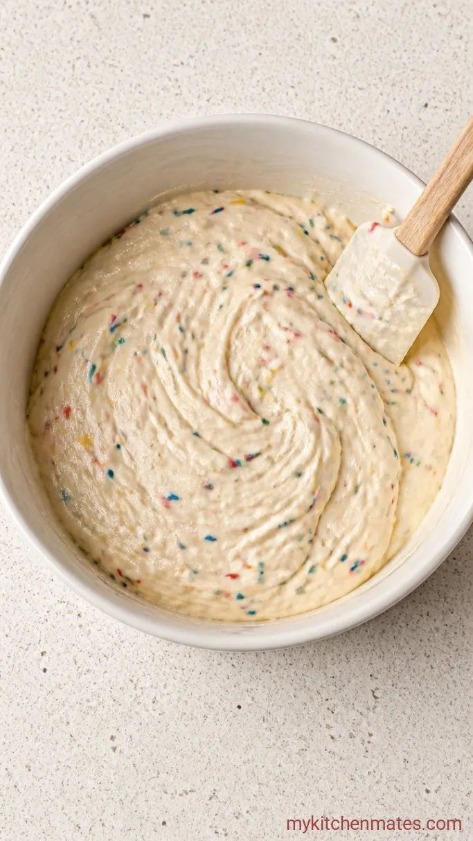 Step 2: Fold in Sprinkles