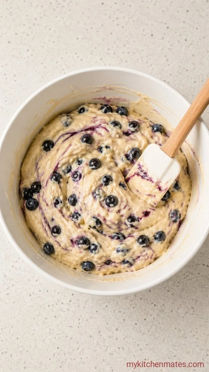 Step 2: Fold in the Blueberries