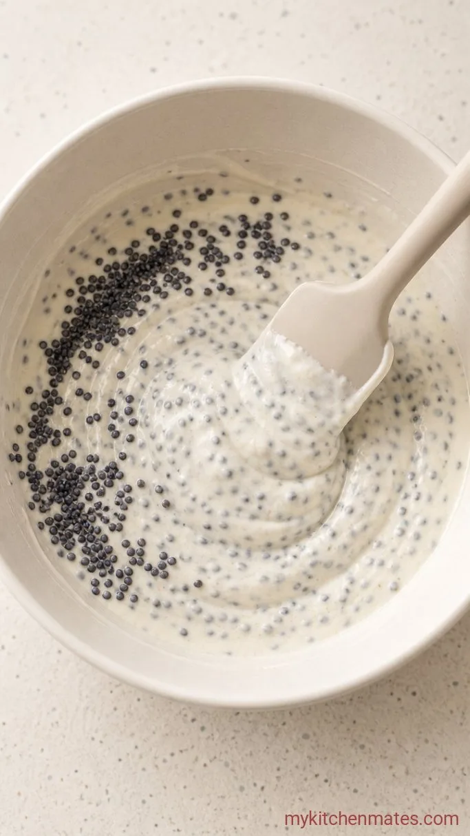 Make-Ahead Greek Yogurt Chia Pudding Step 2: Fold in the Chia Seeds