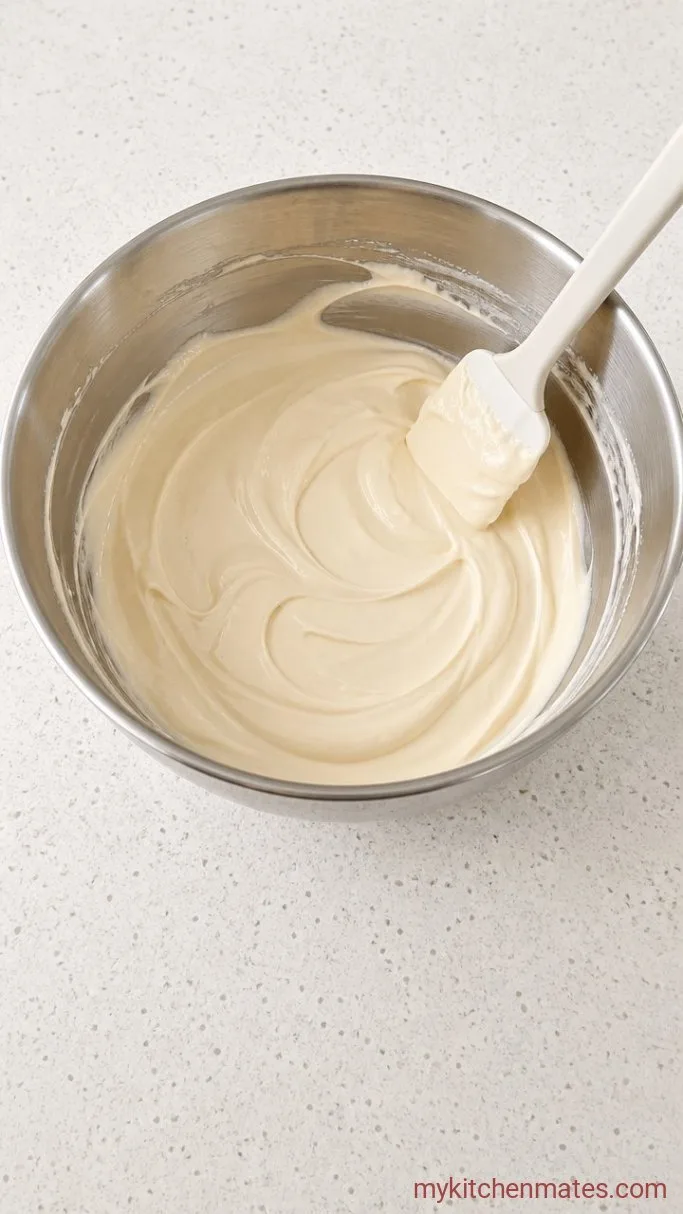 4-Ingredient Cookies and Cream Ice Cream (No-Churn) Step 2: Fold in the Condensed Milk