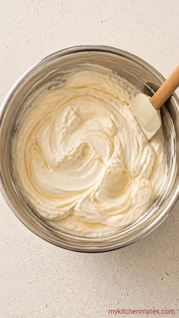 Step 2: Fold in the Condensed Milk