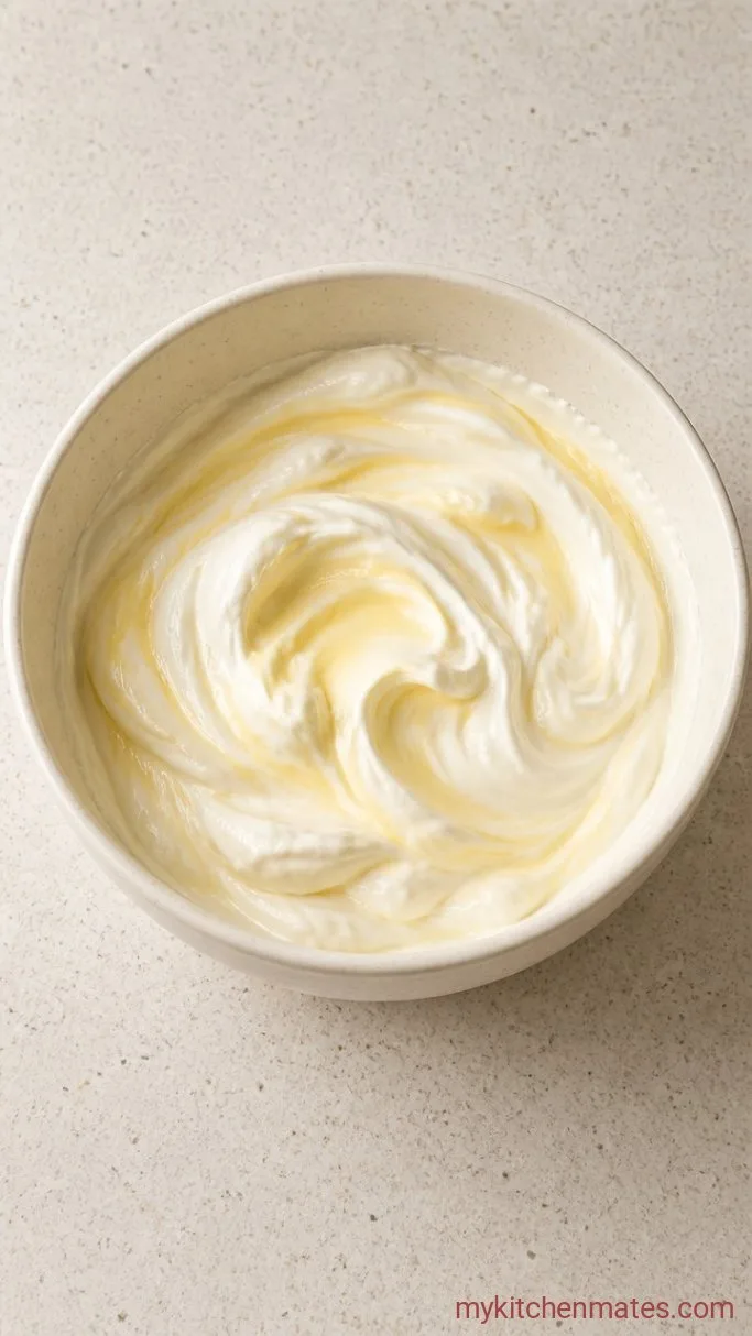 3-Ingredient No-Churn Vanilla Ice Cream Step 2: Fold In the Condensed Milk