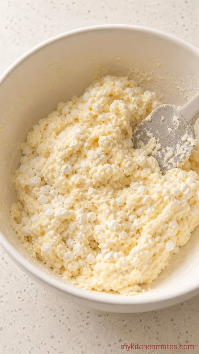 Step 2: Fold in the Cottage Cheese