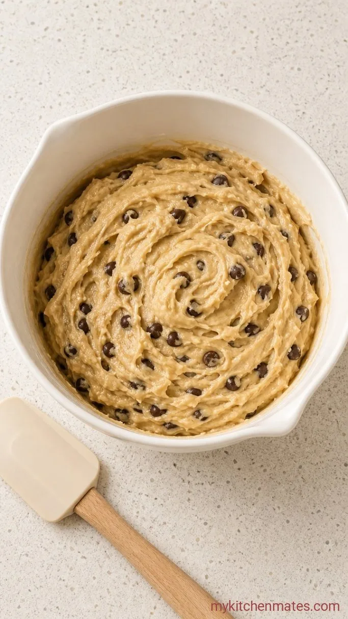 Chewy Gluten-Free Blondies (One Bowl, No Chill) Step 2: Fold in the Dry Ingredients and Chips
