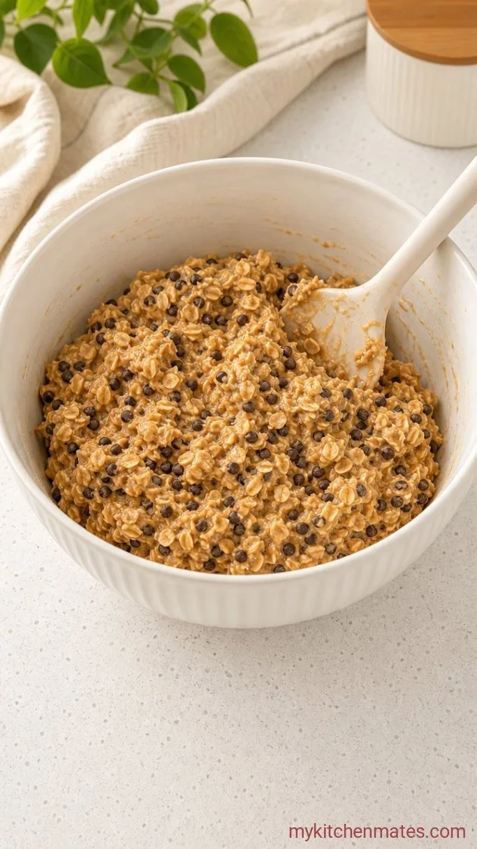 Quick No-Bake Pumpkin Protein Balls Step 2: Fold in the Dry Ingredients