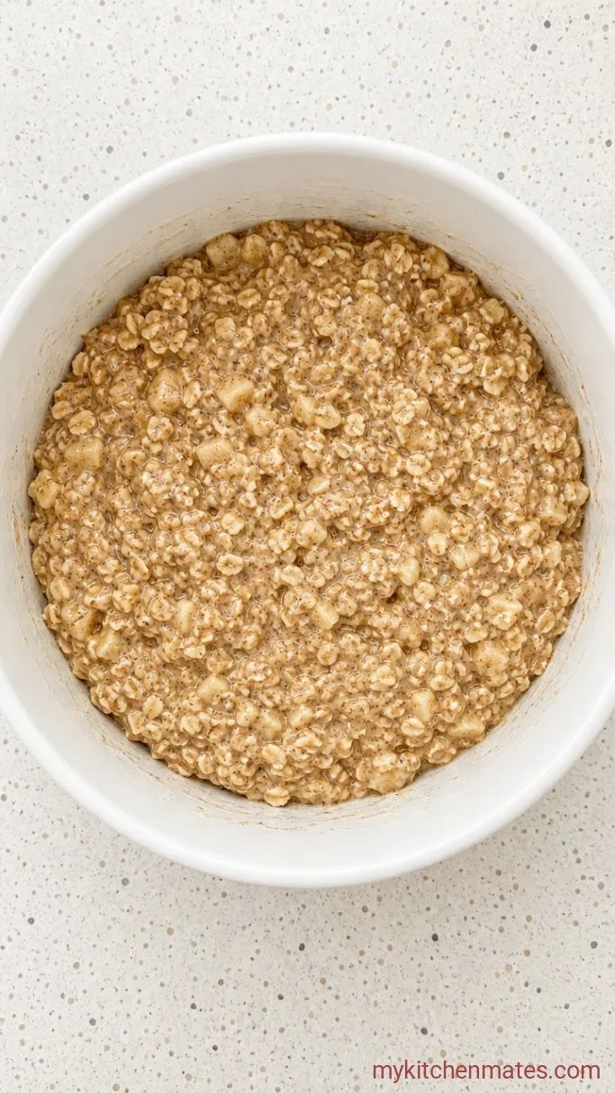 Step 2: Fold in the Oats and Spices